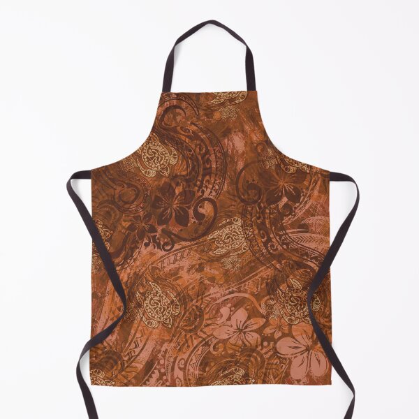 Aperçu de l'œuvre Abstrait tribal peint hawaïen vintage créée et vendue par sunnthreads.