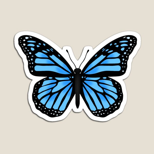 Item preview, Mariposa azul designed and sold by MangoMakes.