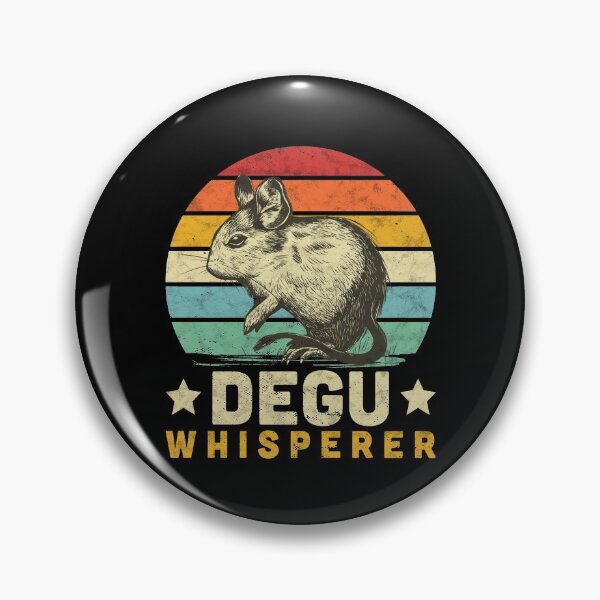 Item preview, Degu whisperer rodent owner gift designed and sold by madgrfx.