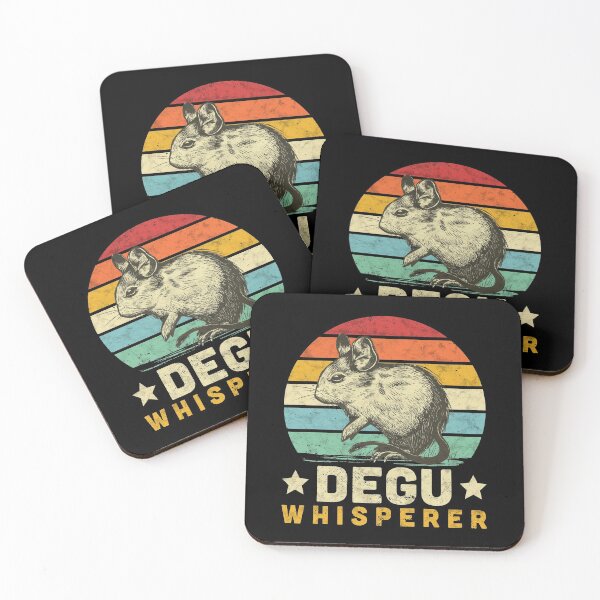 Item preview, Degu whisperer rodent owner gift designed and sold by madgrfx.