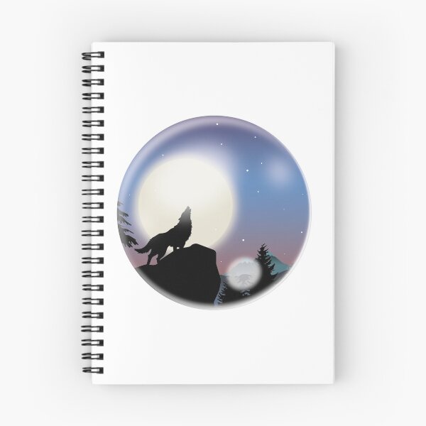 Item preview, Wolf on his hill designed and sold by WouWou.