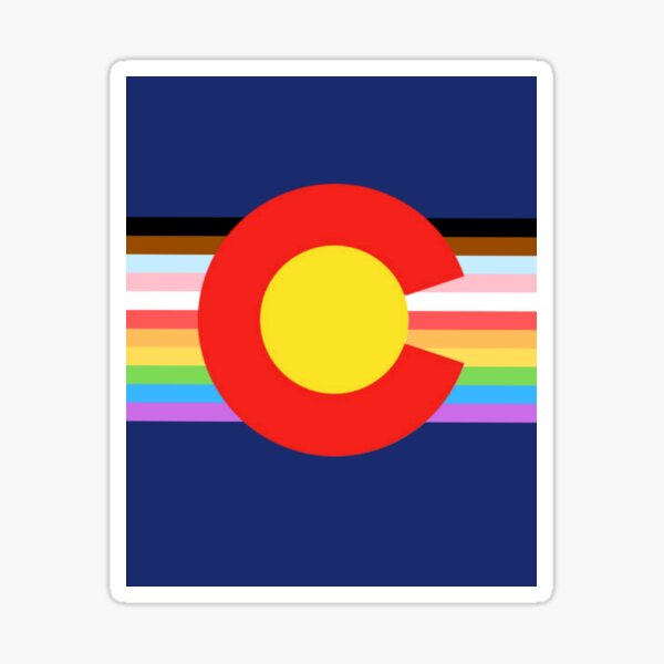 Colorado Pride Flag Sticker