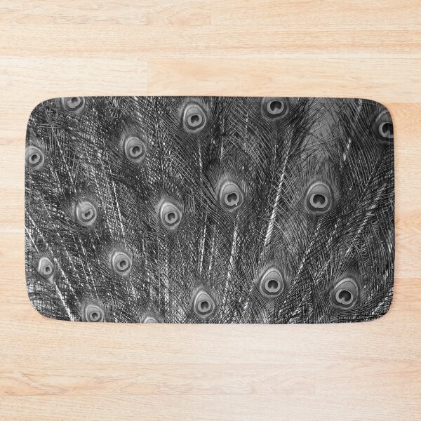 Item preview, Peacock Tail in Black and White designed and sold by StampCity.