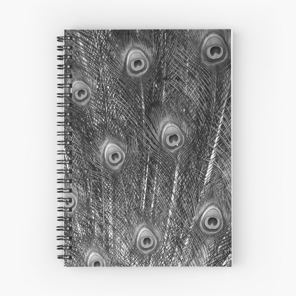 Item preview, Peacock Tail in Black and White designed and sold by StampCity.