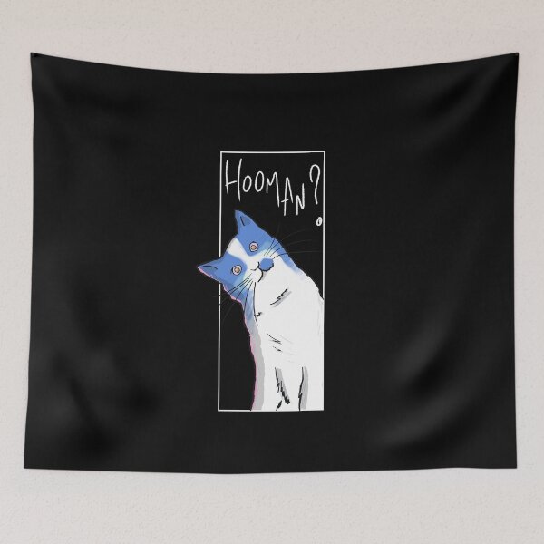 Item preview, Hooman? Cute Blue Cat designed and sold by OooiChris.