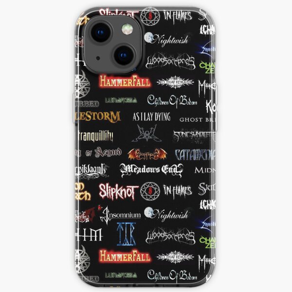 Heavy Metal Musik Bands iPhone Flexible Hülle