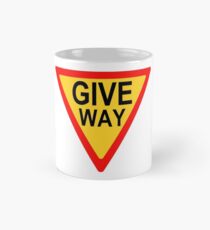 Donner un panneau de signalisation Mug