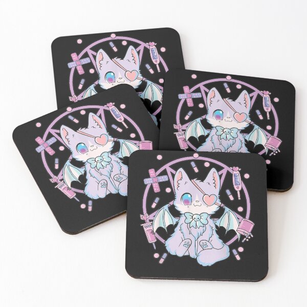 Item preview, Pastel Goth Kawaii Yami Cat designed and sold by ArianaTagli.