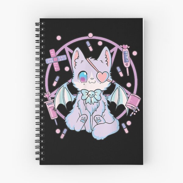 Item preview, Pastel Goth Kawaii Yami Cat designed and sold by ArianaTagli.
