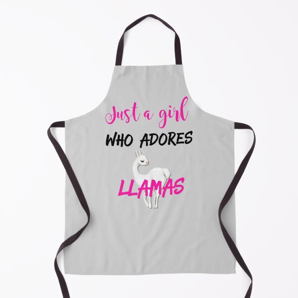 Item preview, Just a Girl who adores Llamas - Loves Llamas designed and sold by lakecreekwear.