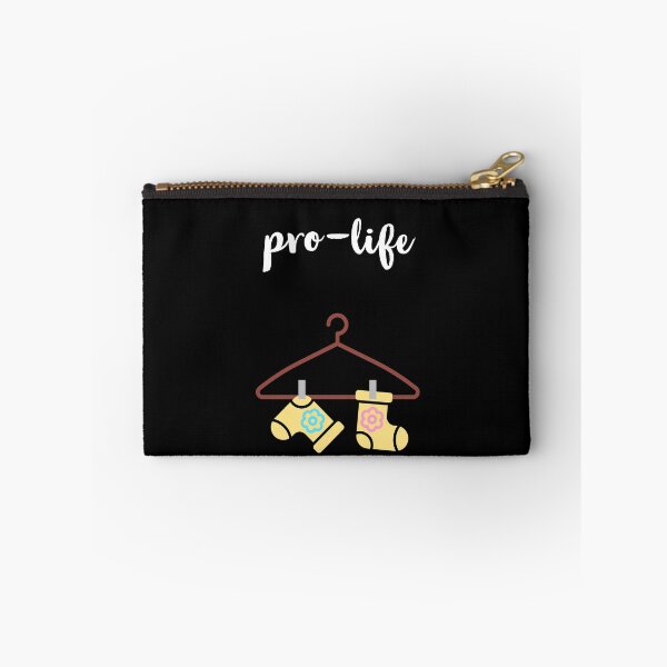 Item preview, Meaningful pro-life design with pro-abortion symbol hanger and hanging baby socks designed and sold by Jerneja.