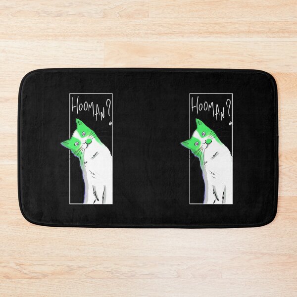 Item preview, Hooman? Cute Green Cat designed and sold by OooiChris.