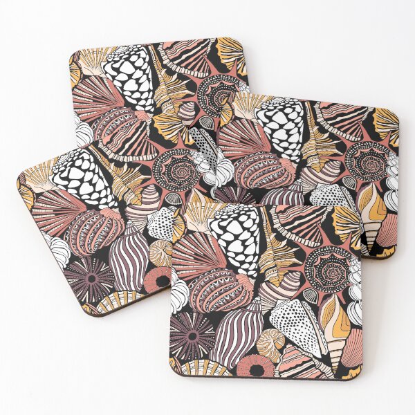 Item preview, Summer sea shells designed and sold by freyasprints.