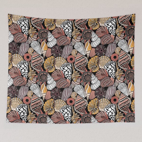 Item preview, Summer sea shells designed and sold by freyasprints.