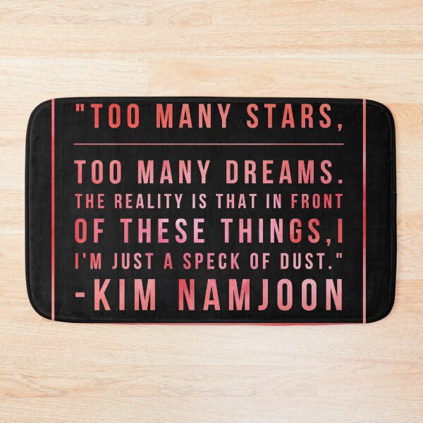 Item preview, rap monster quote designed and sold by THB designs.