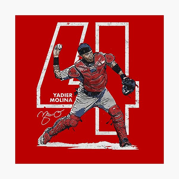 Yadier Molina Photographic Print for Sale by devinobrien