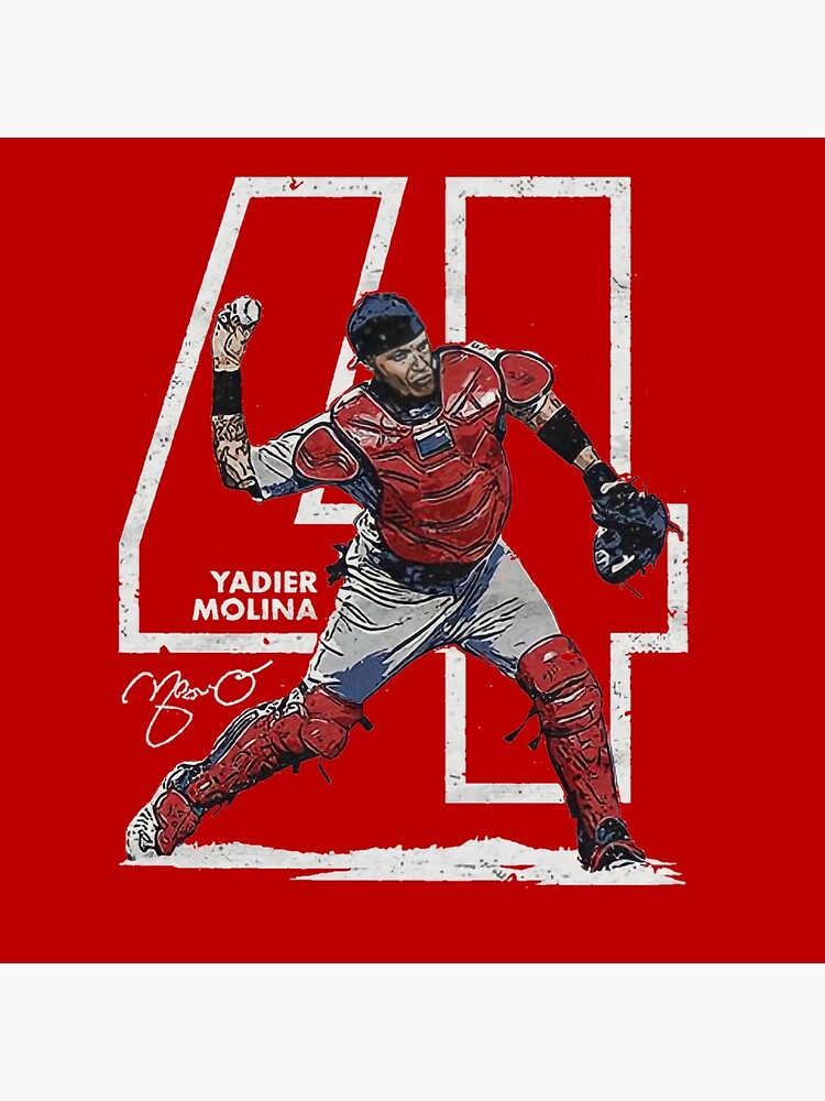 Yadier Molina Artwork T-Shirt by Positive Images - Pixels