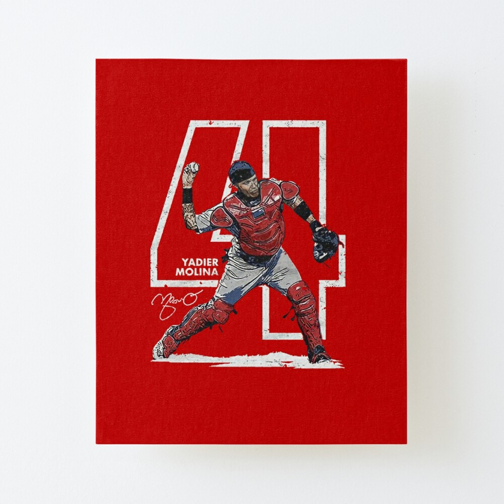 Yadier Molina Artwork T-Shirt by Positive Images - Pixels