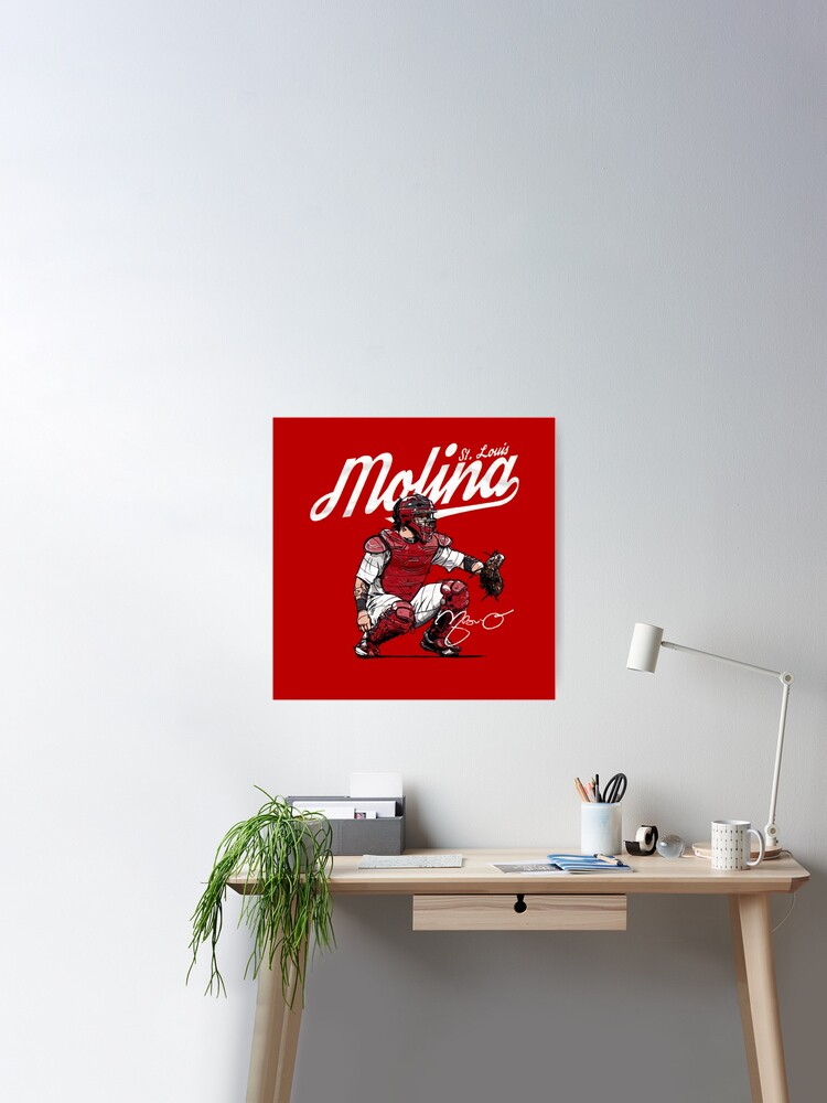 Yadier Molina Poster St. Louis Cardinals Canvas Print 