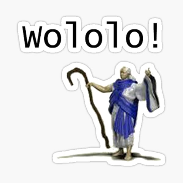 Wololo Age Of Empires Ii Sticker By Candymanjones Redbubble