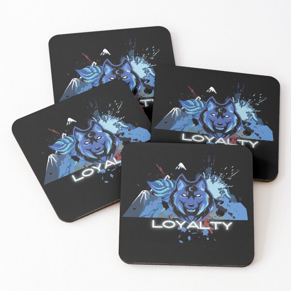 Item preview, Mystic Blue Wolf in the Mountains Loyalty designed and sold by indigofox-x.