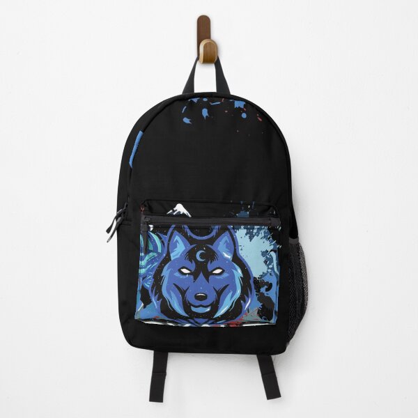 Item preview, Mystic Blue Wolf in the Mountains Loyalty designed and sold by indigofox-x.