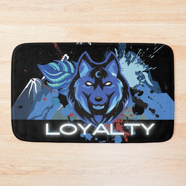 Item preview, Mystic Blue Wolf in the Mountains Loyalty designed and sold by indigofox-x.