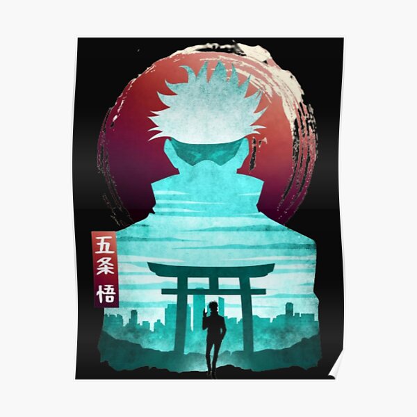 jujutsu kaisen anime kawaii sukuna gojo satoru Poster
