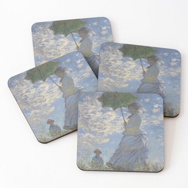 Item preview, Woman With A Parasol By Monet 1875 - Madame Monet and Her Son designed and sold by molamode.