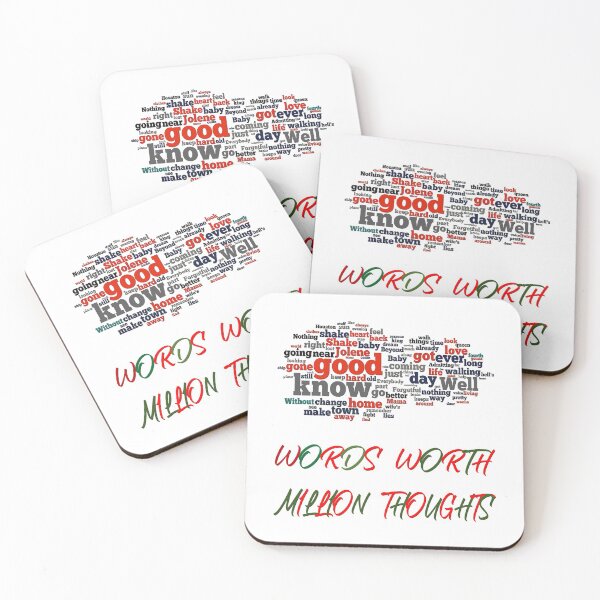 Item preview, Words worth million thoughts designed and sold by IVEKDESIGN.