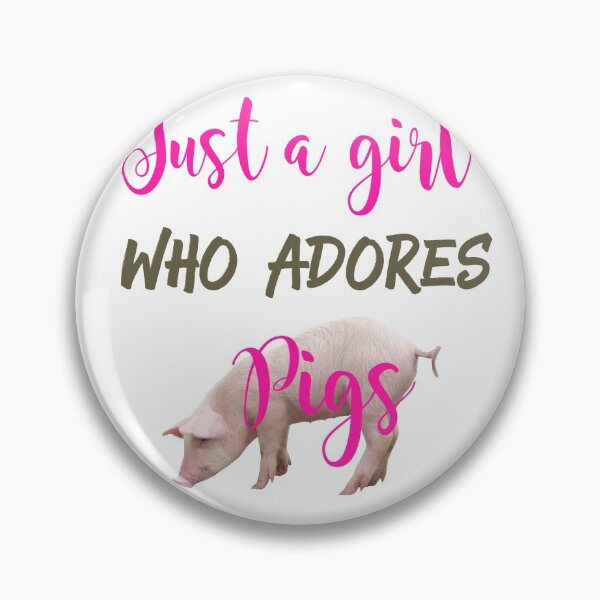 Item preview, Just a Girl who Adores Pigs - Loves Pigs designed and sold by lakecreekwear.