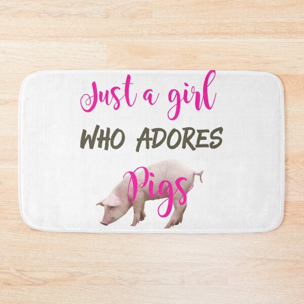 Item preview, Just a Girl who Adores Pigs - Loves Pigs designed and sold by lakecreekwear.