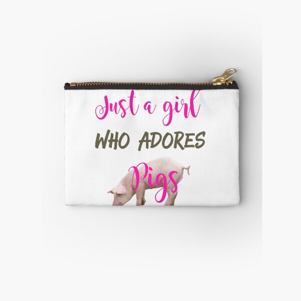 Item preview, Just a Girl who Adores Pigs - Loves Pigs designed and sold by lakecreekwear.