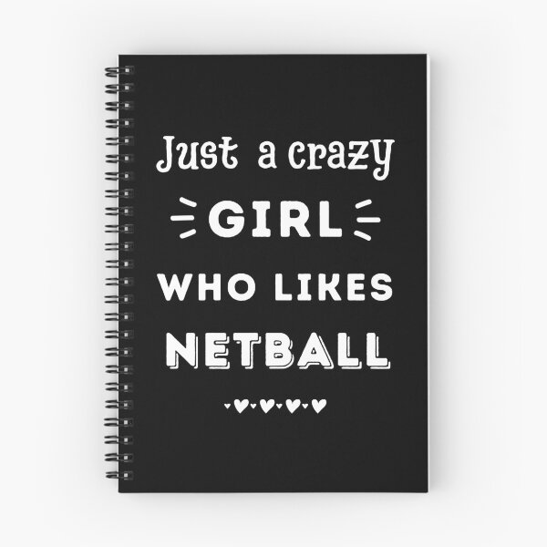 Item preview, Just a crazy girl who likes netball designed and sold by TheGreenGoat.