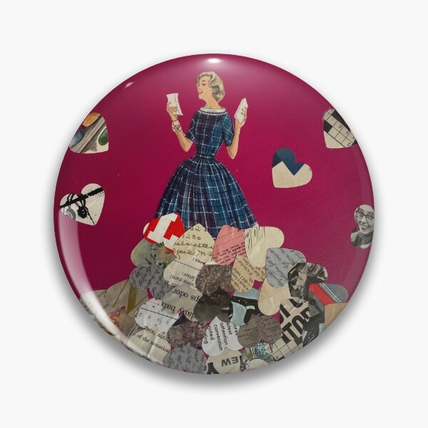 Item preview, Glad Rags - original mixed  media collage designed and sold by KellySchaub.