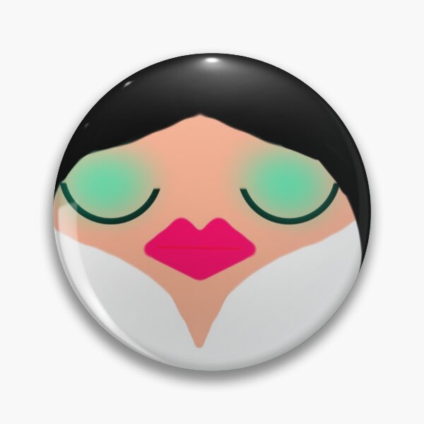 Item preview, black haired, top head wearing eyeshadow. designed and sold by EmporiumAwesome.