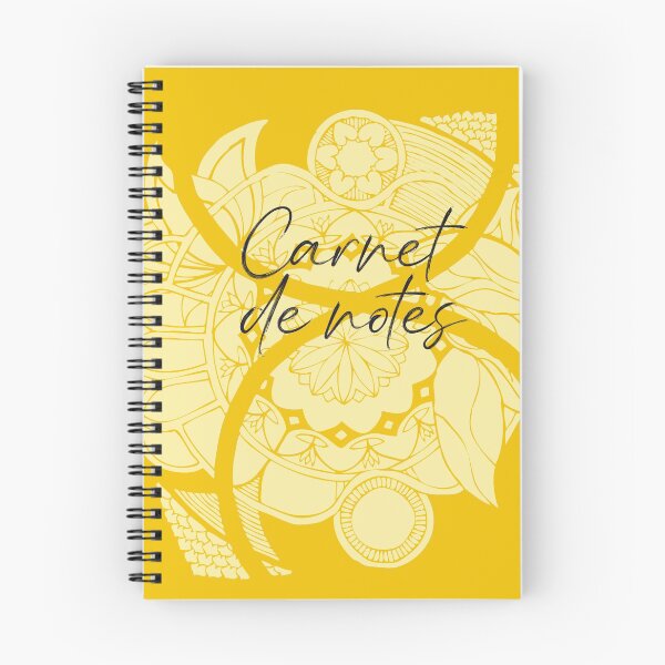 Aperçu de l'œuvre carnet de notes jaune par Créa'Rêve créée et vendue par CreaReve.