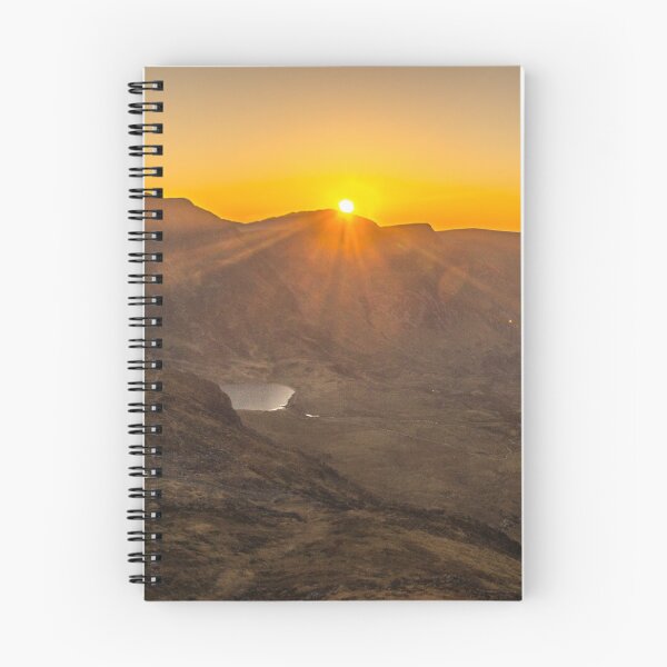 Item preview, Panoramic sunset from the summit of Tryfan designed and sold by LluniauDafyddEm.