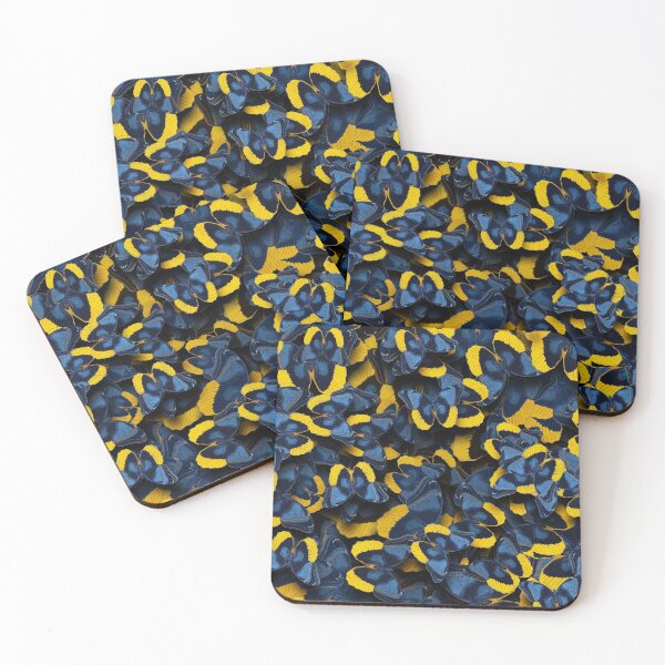 Item preview, Butterflies Allover Print # 6 Jeans-Blue Yellow designed and sold by Susanne Margarete Lutz.
