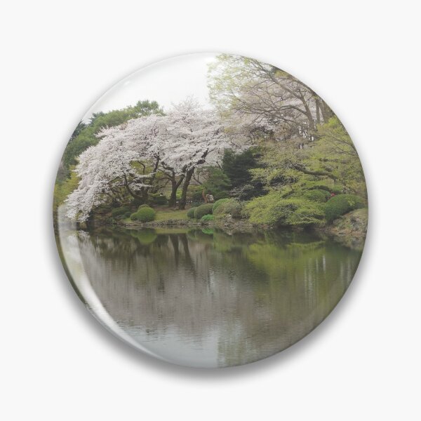 Item preview, Japan Cherry Blossom Landscape - Shinjuku Gyoen designed and sold by Yolanda Designs.