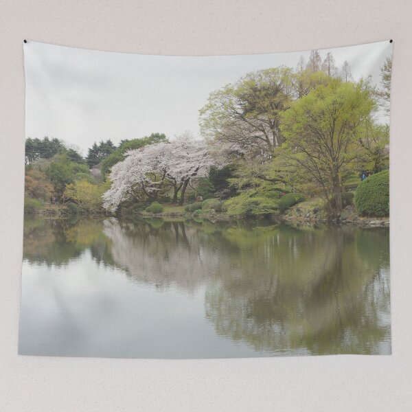 Item preview, Japan Cherry Blossom Landscape - Shinjuku Gyoen designed and sold by Yolanda Designs.