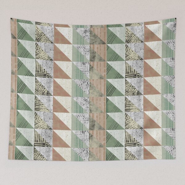 Item preview, natural texture geometric print designed and sold by alisonbbentley.