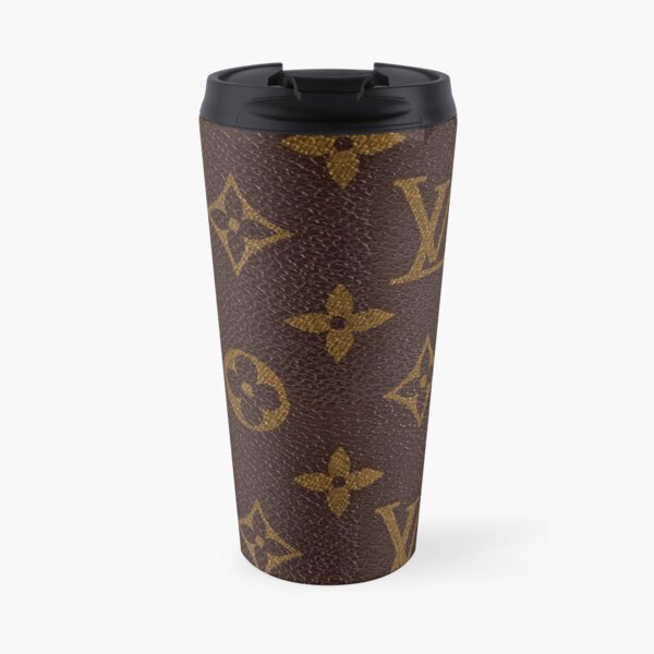 Luxury Brown Gold Louis V 2021 Pattern Monogram Original Travel Mug