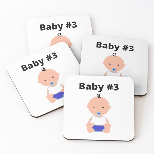 Item preview, Baby number 3 - Blue designed and sold by gloriasd14.