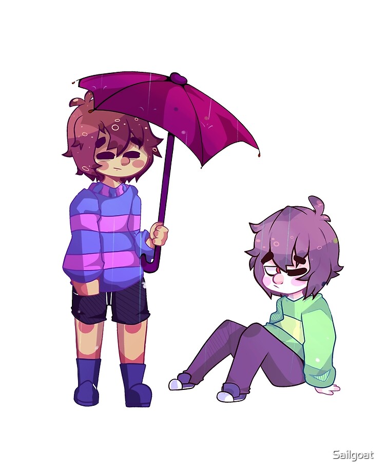 undertale chara and frisk