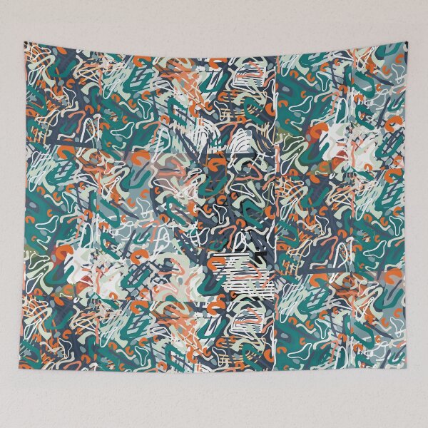 Item preview, Four multi-colored curve prints  designed and sold by Gitau98.