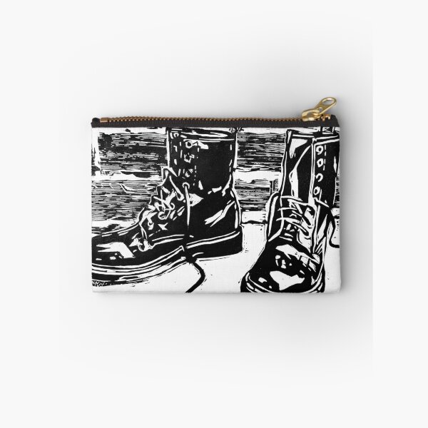 Item preview, DM Boots against wall designed and sold by Frog2aPrints.