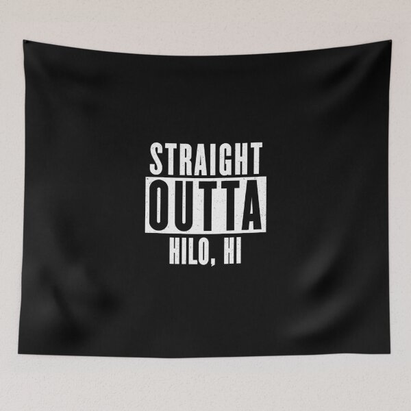 Item preview, Straight Outta Hawaii Tshirt Hilo Home Tee V-Neck T-Shirt designed and sold by rivenburga.