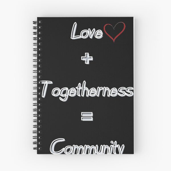 Item preview, Love + Togetherness = Community  designed and sold by JRXFoundation.