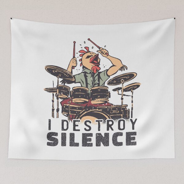 Item preview, I Destroy Silence designed and sold by Hoiho Adventure Shirts.